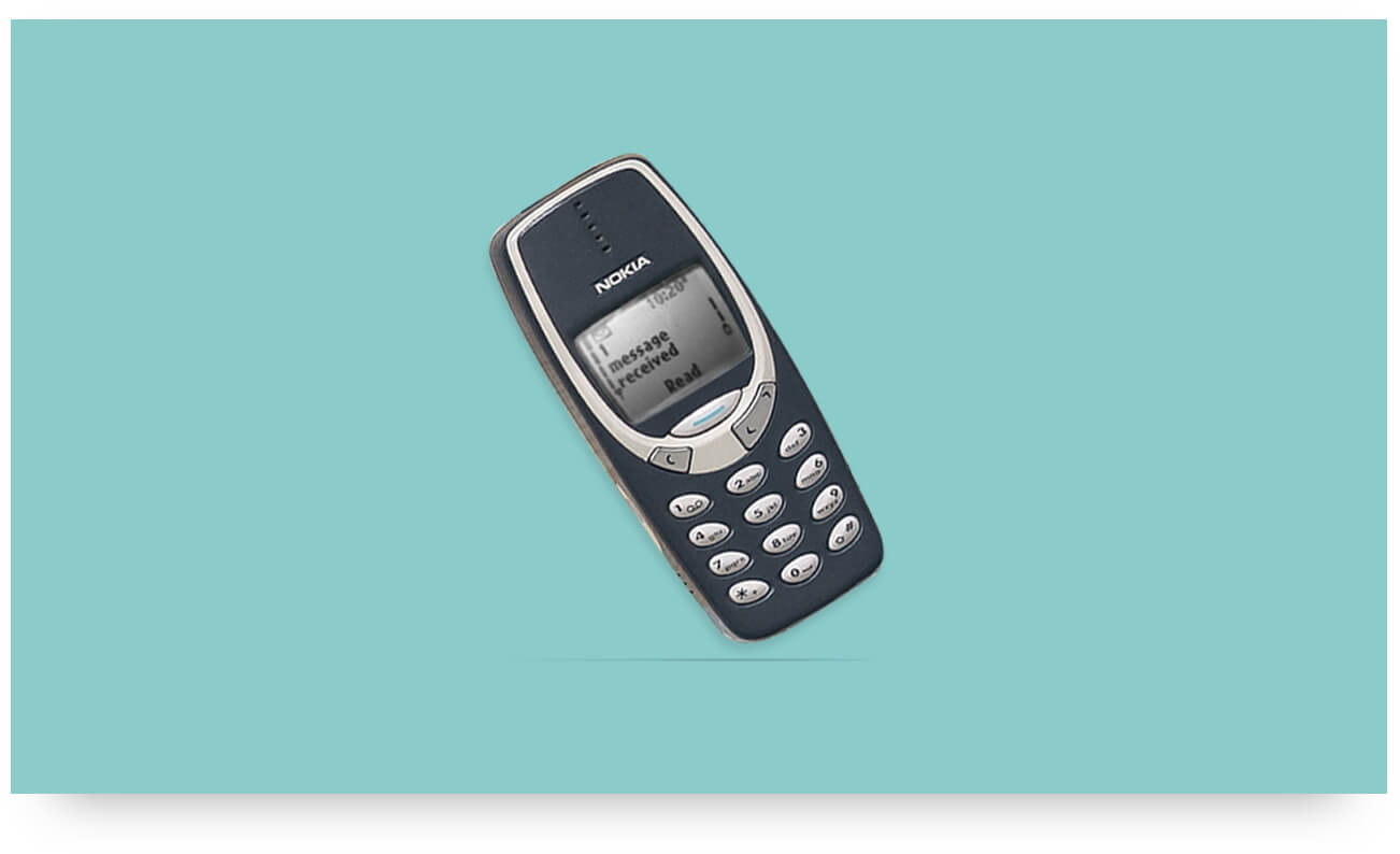 Nokia 3210 - not quite a CUI Conversational user interface